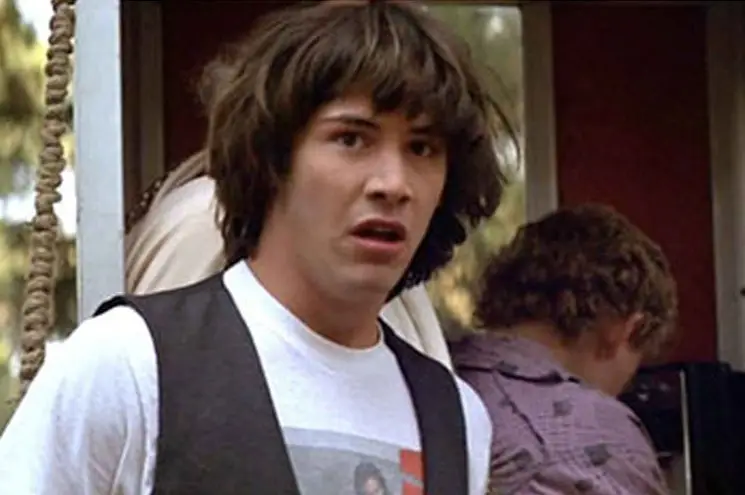 Keannu Reeves shock face